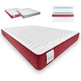 Nalui Omkeerbare visco-elastische matras met hoogte: ± 21 cm, schuim, 75 x 190 cm