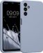 kwmobile telefoonhoesje geschikt voor Samsung Galaxy A14 5G - TPU backcover met siliconen coating - Smartphone case in mat lichtblauw