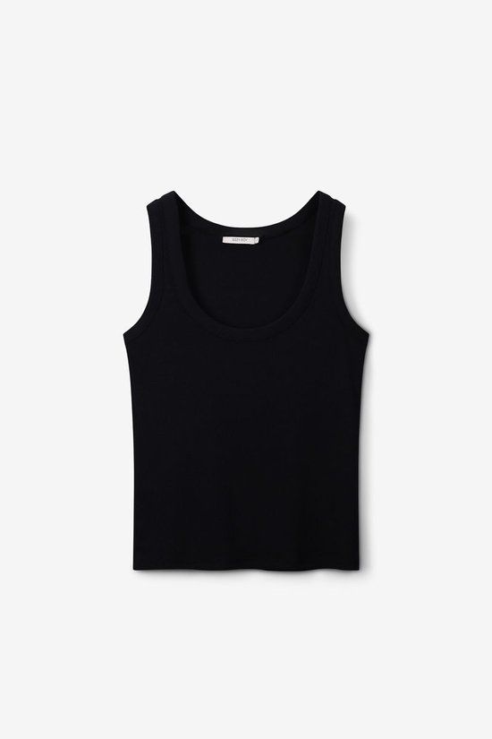 Sissy-Boy Zwart rib singlet