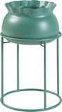 en.casa Plantenstandaard Assen 38x23,5 cm groen