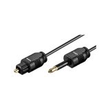 Goobay 51225 Toslink optische digitale audioverbindingskabel, 2,2 mm diameter, 2 m kabellengte