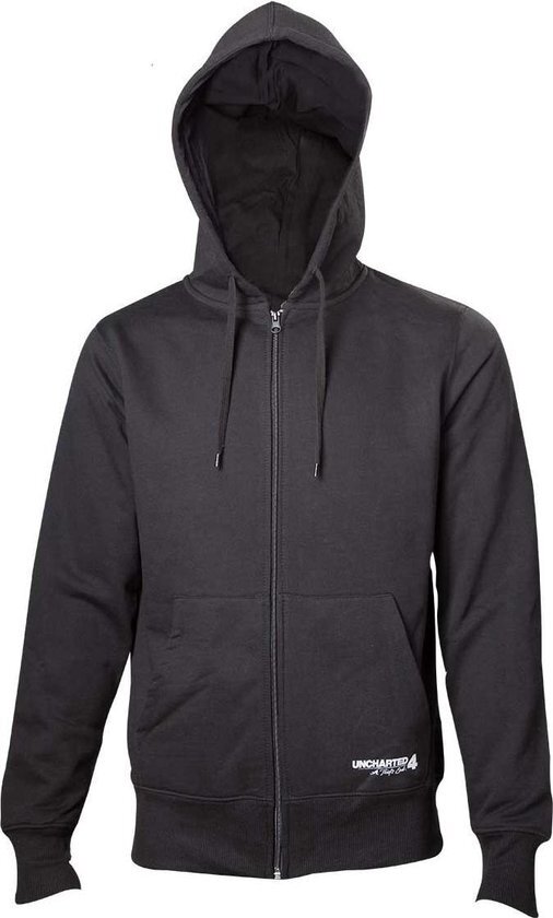 Difuzed - Bioworld Europe Uncharted 4 Mens hoodie skull at back M