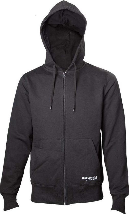 Difuzed - Bioworld Europe Uncharted 4 - Hoodie - Unisex - Skull Back - Black - M