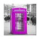 Homemania Afbeelding Londen steden en landschappen voor woonkamer, slaapkamer, meerkleurig, 60 x 3 x 60 cm, HM20KNV60 x 60 – 45, polyester, hout