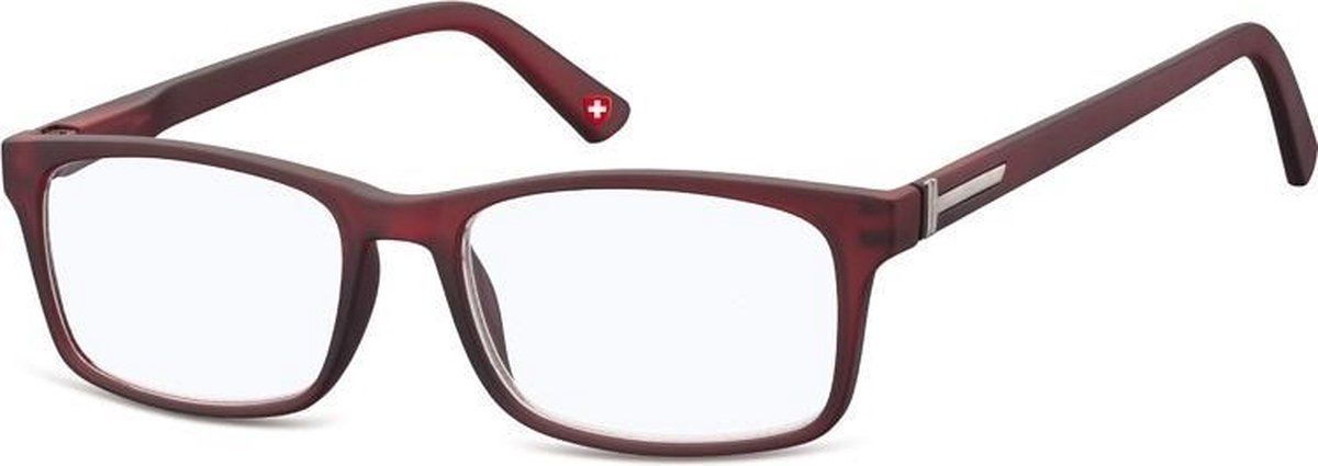 Montana leesbril blauwlichtfilter rood +2,50 (blfbox73c)