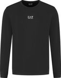 EA7 Emporio Armani Sweatshirt zwart / wit