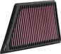 K&N Filtre de remplacement adapté pour Cadillac CT6 3.0 V6 2016- (Droite) (33-5054)