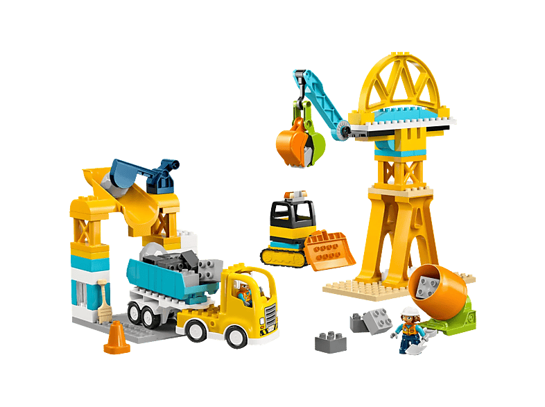 LEGO DUPLO 10476 3-in-1 Bouwplaats en Voertuigen