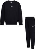 Nike Kids Essential Fleece Crew Set Lange Mouwen Zwart 24 maanden Jongens,Meisjes