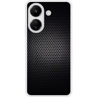 Xiaomi Redmi 13C Dark metal Verstevigd hoesje met sublimatie bedrukking