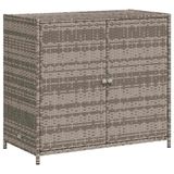 VidaXL Armoire de jardin 83x45x76 cm Acier Gris