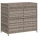 VidaXL Armoire de jardin 83x45x76 cm Acier Gris