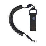 EdcX Paracord Tactical Lanyard met lussen, spiraalkabel, versnellingsbak, elastische sleutelhanger van paracord