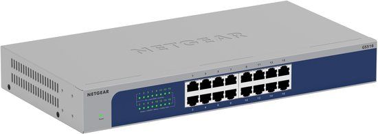 NETGEAR GS516-300EUS Netwerk Switch