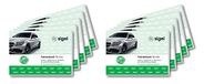 Sigel Rittenboek voor auto, A6 liggend, 40 vellen 10 stuks