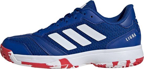 adidas Performance Ligra 8 Indoor Schoenen Kids - Blauw - Maat 37 1/3