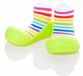 Attipas chaussures pour bébé Rainbow Vert Taille 22,5 (13,5 cm)