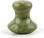 Sun & Sia Gezichtsmassageapparaat met natuurlijke groene jade, champi Guasha paddenstoel van natuursteen, anti-aging jade, vermindert rimpels, stimuleert de doorbloeding, gezonde en stralende huid