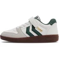 Hummel Kindersneaker Handbal Perfekt Sp Jr 230247 - Wit/Donkergroen