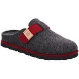 Rohde Dames Meran Clog Vilt Pantoffels Graphite