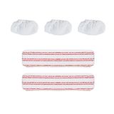 Polti Set 2 dweilen + 3 mutsen (voor Serie PRO/Serie Classic/Forever Exclusive/Eco Pro 3000/ Evolution/Edition/ 2085)