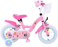 volare Magic Royals Kinderfiets - Meisjes - 12 inch - Roze - Twee Handremmen