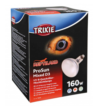 TRIXIE Reptiland Prosun Mixed D3 UV-B Lamp Zelfstartend 160W - Wit