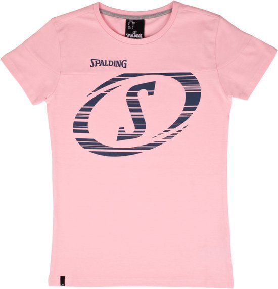 Spalding Basketbal Fast Tee Unisex T-Shirt - ORCHID PINK/NAVY - XL