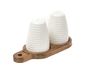 Husla 73979 Shaker, Keramiek/Hout, Wit