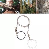 LOUZIR Survival Handzaag - Emergency draadzaag - snijgereedschap van staaldraad - draagbare Handzaag met sleutelring