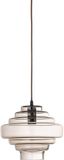 Bloomingville Lampe suspendue verre Ilua brun