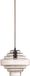Bloomingville Lampe suspendue verre Ilua brun