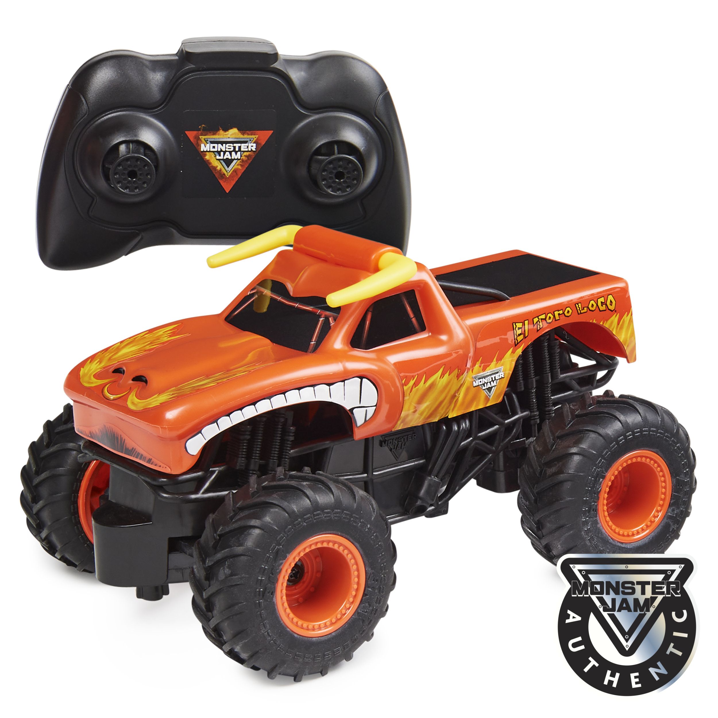 Monster Jam El Toro Loco RC Monstertruck - 1:24 Scale - 2.4 GHz - Remote Control Toy Vehicle