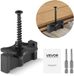 VEVOR 500x Verborgen Bevestigingen, Afstandhouders voor Vlonderplanken, Universele Composiet T-Clips en Kunststof Bevestigingen Met Schroeven, Geschikt voor Plankafstanden van 6,5 Mm en Plankhoogte van 10 Mm