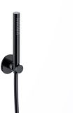 Hotbath Ace Handdoucheset - staafhanddouche - wandsteun - 150cm - doucheslang - Gepolijst Zwart PVD