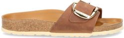 Birkenstock Madrid Big Buckle Cognac Sandalen Dames Smal