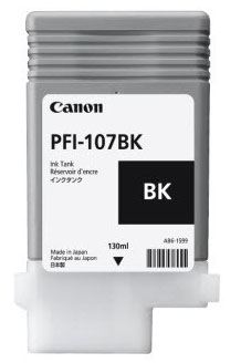 Canon PFI-107BK single pack / zwart