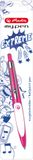 Herlitz my.pen, Clip, Intrekbare balpen met klembevestiging, Navulbaar, Blauw, 1 stuk(s)