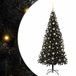 vidaXL Kerstboom Zwart 210 cm PVC