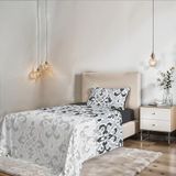 Fantasie CERCHI ASTRATTI microfibre linge de lit