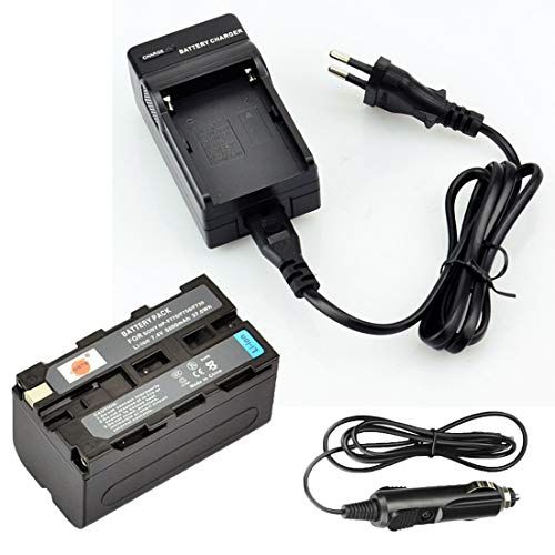 DSTE DSTE® vervangende batterij en DC01E reisoplader Compatibel voor Sony NP-F750 CCD-TRV80PK DCR-TRV820 CCD-SC55 CCD-TRV81 DCR-TRV820K CCD-SC65 CCD-TRV815 DCR-TRV9 CCD-TR3 CCD-TRV82 DCR-TRV900 CCD-TR3000