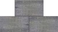 Merkloos Gardenlux Stratops 40 x 80 x 5 cm tuintegel Grijs/Zwart