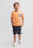 Minoti kleding set jongens met surf print - katoen - roze