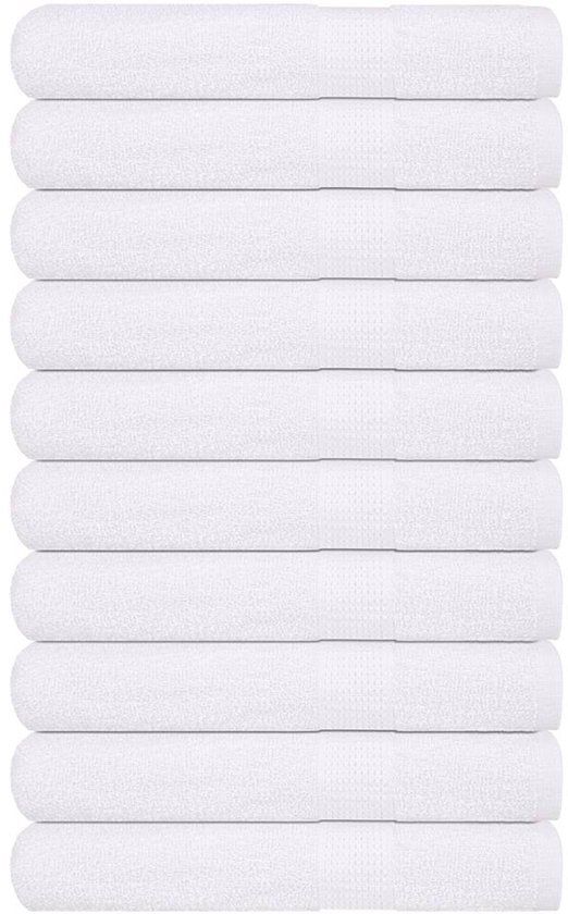 vidaXL Saunahanddoeken - 10 st - 80x200 cm - 360 g/m² - 100% katoen - groen