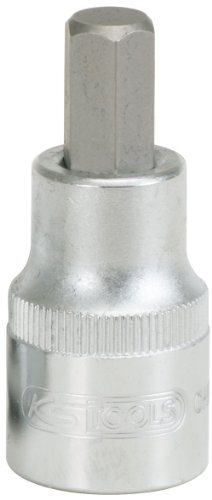 KSTools 917.1322 1/2" Bit-dopsleutel binnenzeskant, kort, 1/2"