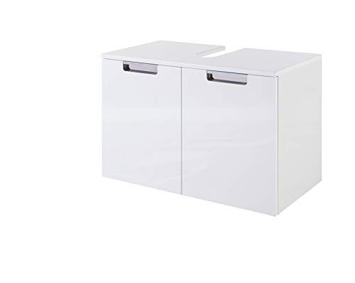 Schildmeyer Rilana 130513 wastafelonderkast - wit glanzend - 46,5 x 33 x 35 cm