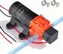 Pompe à membrane - Pompe à eau sous pression 12V DC - Auto-amorçante - Capacité de 4,5 litres par minute - Pression maximale de 5,5 bar - Conception à 2 chambres - Fonctionnement silencieux - Convient pour camping-cars, caravanes et bateaux