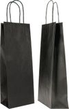 Packadi 10 x Wijntas 14+8x39cm Zwart