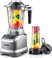 Amzchef Power Blender - 1800W - 1.85L - 2-in-1 - Blender to Go - LED - 8 Standen - Incl. reisbeker en accessoires