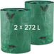Ibenzoa® Sac de jardin robuste 2x272 litres